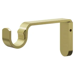 Ensemble barre à rideaux extensible embout cage Elasa doré Ø16/19cm 120/210cm GoodHome