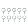 Ensemble d'anneaux GoodHome 10 mm blanc mat Nisis