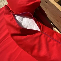 Ensemble de coussins palette en tissus téflon supérieur (80x120x10 cm - Rouge)