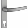 Ensemble de poignées pour porte d'entrée Sultane trou de cylindre, carré 7mm, entr'axes 165mm, inox F9 - THIRARD