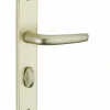 Ensemble de poignées pour porte intérieure Maia à condamnation, entr'axes 195mm, couleur F2 - SP