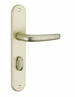 Ensemble de poignées pour porte intérieure Maia à condamnation, entr'axes 195mm, couleur F2 - SP