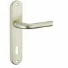 Ensemble de poignées pour porte intérieure Leto trou de clé, carré 7mm, entr'axes 165mm, couleur F2 - THIRARD