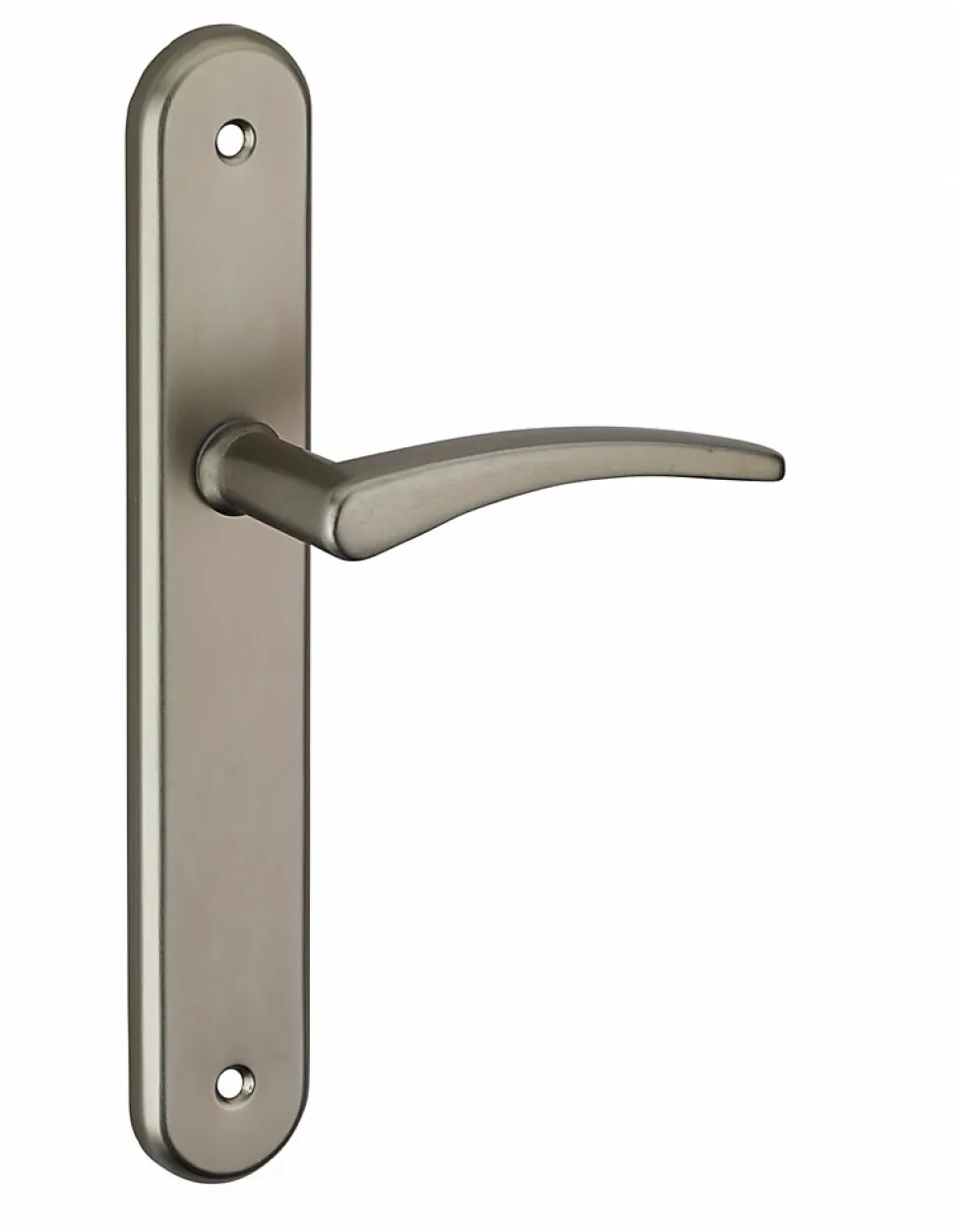 Ensemble de poignées pour porte intérieure Vesta sans trou, carré 7mm, entr'axes 195mm, noir - THIRARD