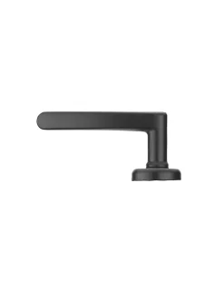 Ensemble de poignées pour porte intérieure Vesta sans trou, carré 7mm, entr'axes 195mm, noir - THIRARD