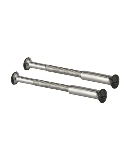 Ensemble de poignées pour porte intérieure Leto trou de clé, carré 7mm, entr'axes 165mm, noir - THIRARD