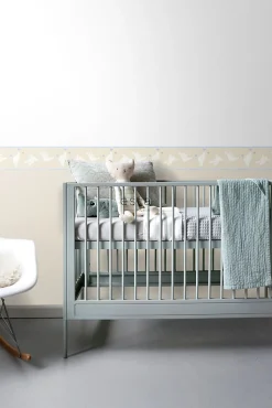 ESTAhome frise papier peint ours beige - 500 x 26.5 cm - 177301