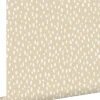 ESTAhome papier peint à motif de petits points beige - 53 cm x 10.05 m - 139554