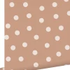 ESTAhome papier peint à motif de petits points terracotta et blanc crème - 53 cm x 10.05 m - 139355
