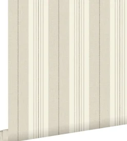 ESTAhome papier peint à rayures marron - 53 cm x 10.05 m - 127622