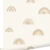 ESTAhome papier peint arcs en ciel beige - 53 cm x 10.05 m - 139685