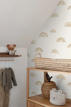 ESTAhome papier peint arcs en ciel beige - 53 cm x 10.05 m - 139685