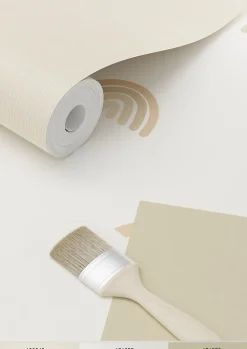 ESTAhome papier peint arcs en ciel beige - 53 cm x 10.05 m - 139685
