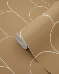 ESTAhome papier peint art déco terracotta - 50 x 900 cm - 139654