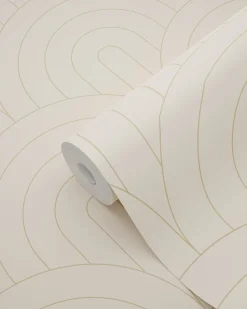 ESTAhome papier peint art déco beige - 50 x 900 cm - 139777