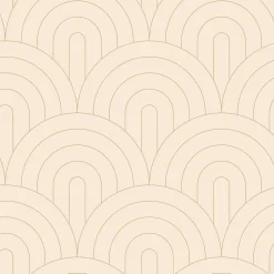 ESTAhome papier peint art déco beige - 50 x 900 cm - 139777