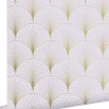 ESTAhome papier peint art déco lilas violet et or - 53 cm x 10.05 m - 139576