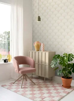 ESTAhome papier peint art déco sable beige - 50 x 900 cm - 139464