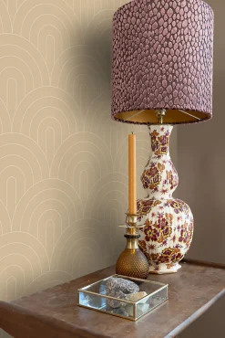 ESTAhome papier peint art déco cervine - 50 x 900 cm - 139778