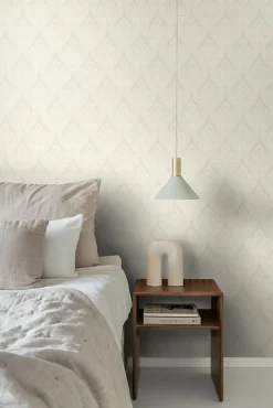 ESTAhome papier peint baroque beige crème - 53 cm x 10.05 m - 127605