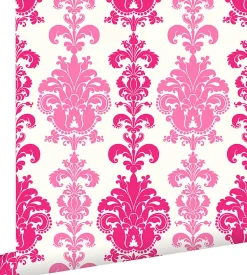 ESTAhome papier peint baroque rose - 53 cm x 10.05 m - 115730