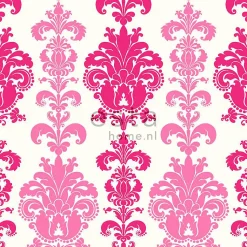 ESTAhome papier peint baroque rose - 53 cm x 10.05 m - 115730
