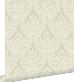 ESTAhome papier peint baroque marron - 53 cm x 10.05 m - 127606