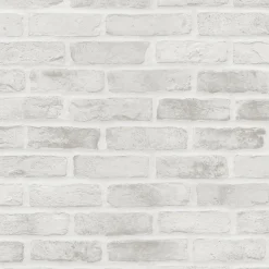 ESTAhome papier peint brique gris - 53 cm x 10.05 m - 139137