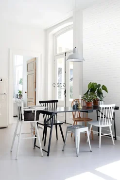 ESTAhome papier peint brique blanc - 53 cm x 10.05 m - 138533