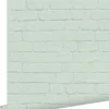 ESTAhome papier peint brique vert menthe - 53 cm x 10.05 m - 139193