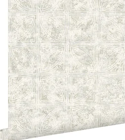ESTAhome papier peint carreaux de ciment cervine - 53 cm x 10.05 m - 148338