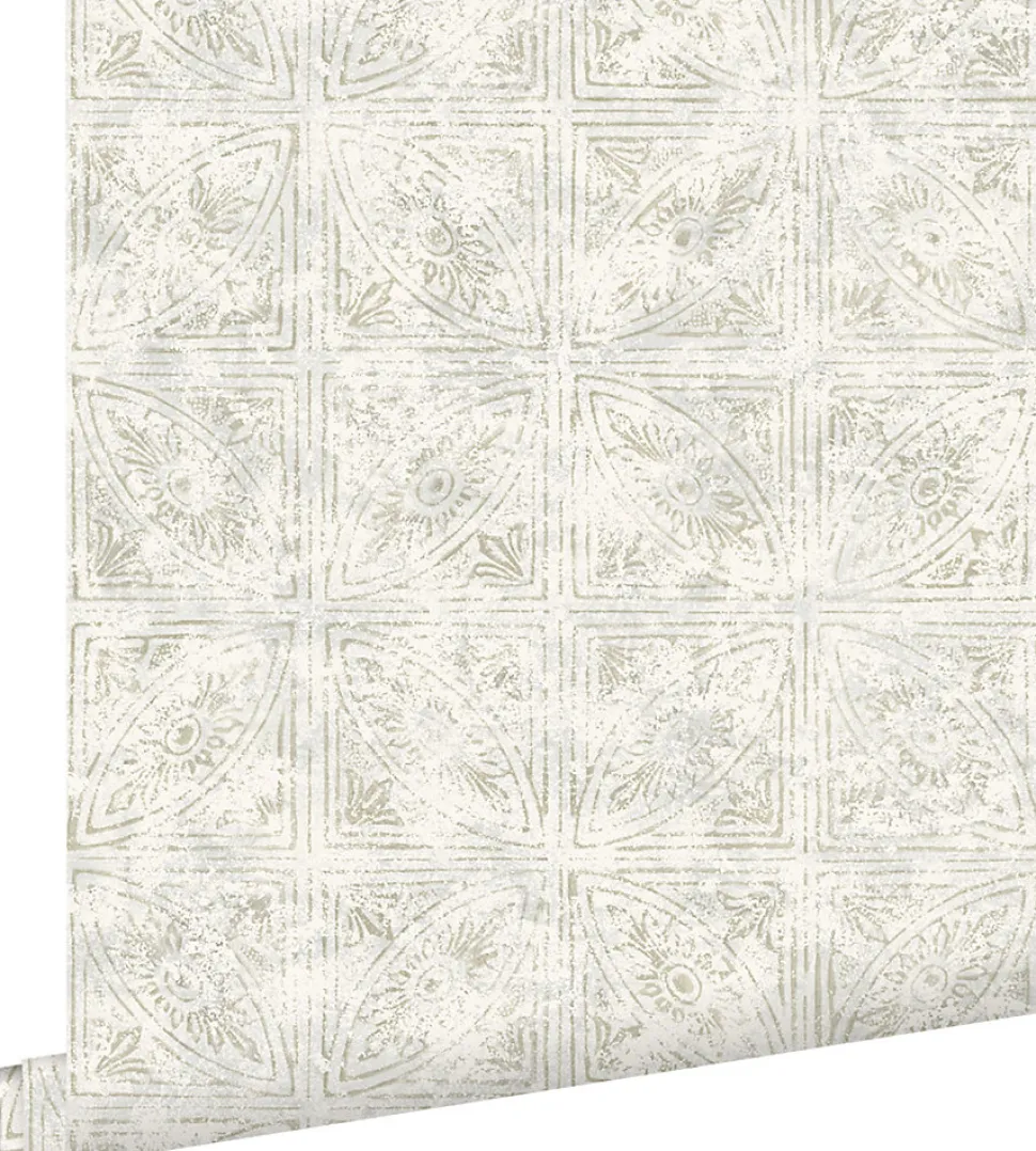 ESTAhome papier peint carreaux de ciment cervine - 53 cm x 10.05 m - 148338