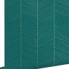 ESTAhome papier peint chevron vert émeraude et or - 53 cm x 10.05 m - 139200