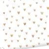 ESTAhome papier peint coeurs terracotta et beige - 53 cm x 10.05 m - 139755