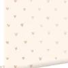 ESTAhome papier peint coeurs or brillant et beige - 53 cm x 10.05 m - 138865