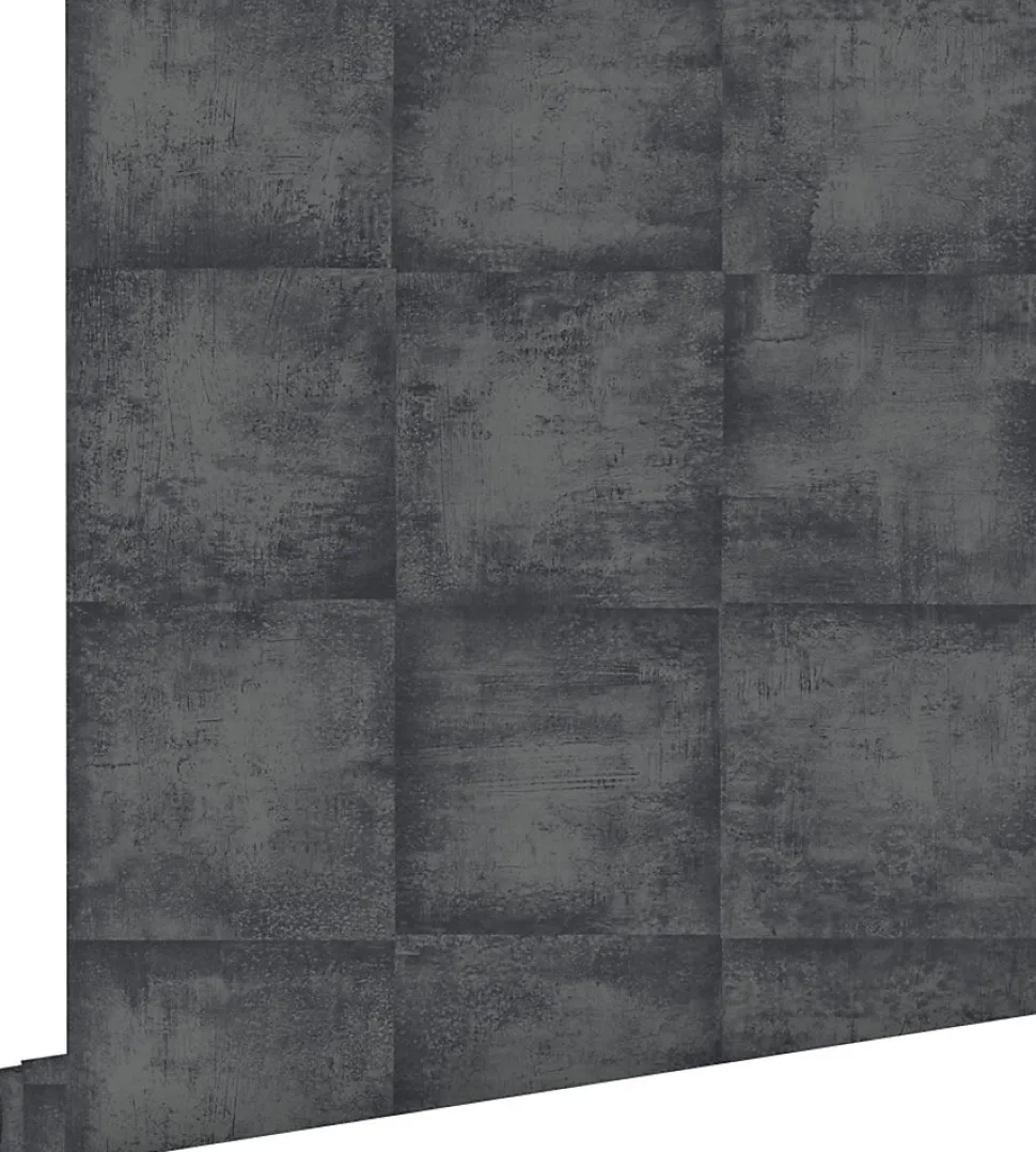 ESTAhome papier peint effet béton noir - 53 cm x 10.05 m - 138204