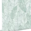 ESTAhome papier peint feuilles dessinées vert - 53 cm x 10.05 m - 139010