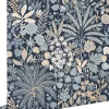 ESTAhome papier peint feuilles et fleurs tropicales bleu gris et beige - 0.53 x 10.05 m - 130948