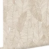 ESTAhome papier peint feuilles dessinées beige - 53 cm x 10.05 m - 139352