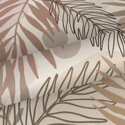 ESTAhome papier peint feuilles beige - 50 x 900 cm - 139819