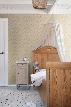 ESTAhome papier peint fleurs intage beige - 53 cm x 10.05 m - 139834