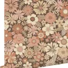 ESTAhome papier peint fleurs rétro vieux rose et beige - 53 cm x 10.05 m - 130966