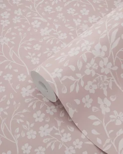 ESTAhome papier peint fleurs rose - 53 cm x 10.05 m - 139884