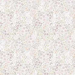 ESTAhome papier peint fleurs rose lilas - 53 cm x 10.05 m - 139531