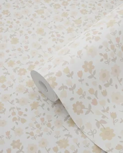 ESTAhome papier peint fleurs beige - 53 cm x 10.05 m - 139578