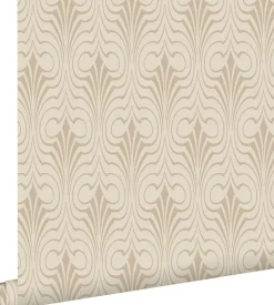 ESTAhome papier peint forme graphique beige - 50 x 900 cm - 139634