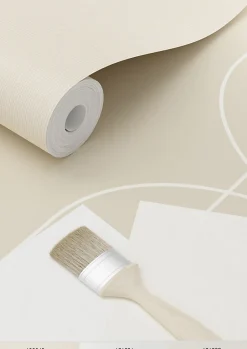 ESTAhome papier peint formes géométriques beige - 0.53 x 10.05 m - 139649