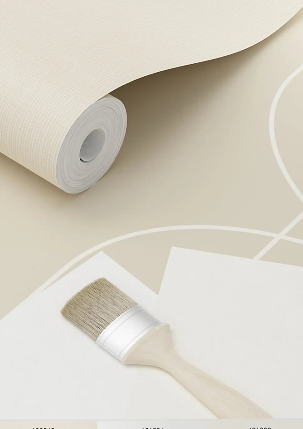 ESTAhome papier peint formes géométriques beige - 0.53 x 10.05 m - 139649