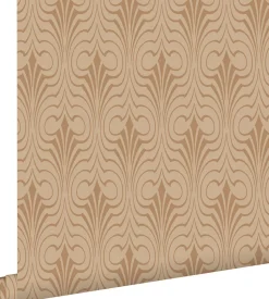 ESTAhome papier peint forme graphique rose terracotta - 50 x 900 cm - 139635