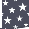 ESTAhome papier peint grandes et petites étoiles bleu foncé - 53 cm x 10.05 m - 138933